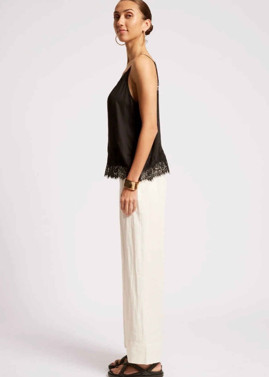 Drift Lace Tank ~ Black