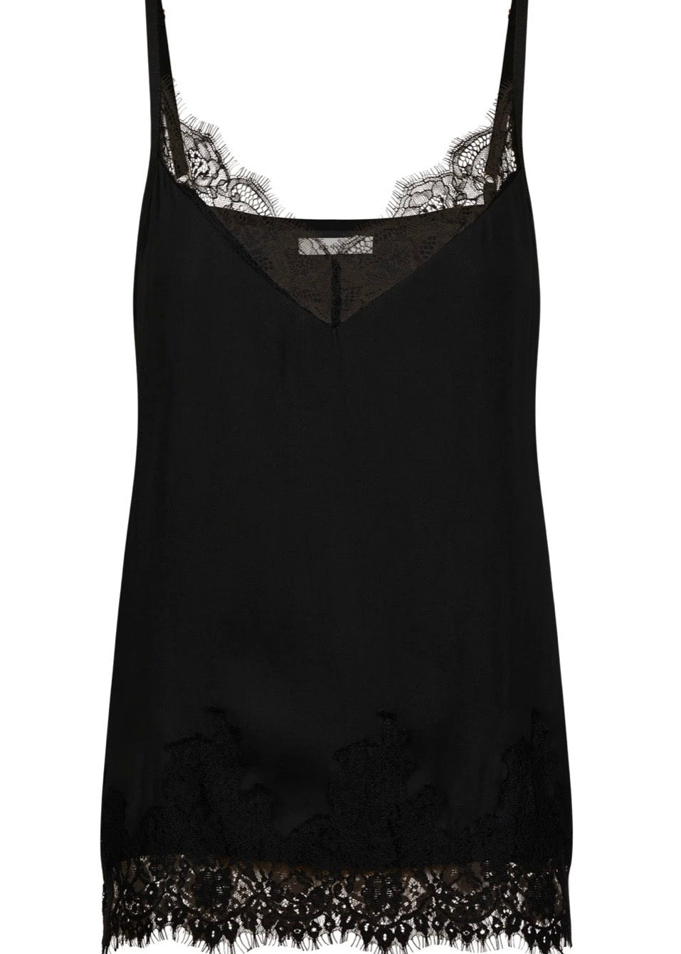 Drift Lace Tank ~ Black