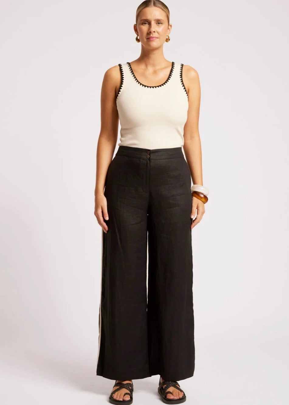 Maris Splice Pant ~ Black/Tusk