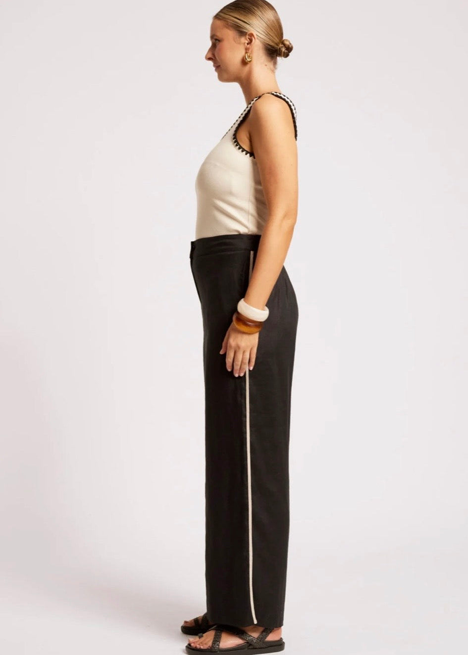 Maris Splice Pant ~ Black/Tusk