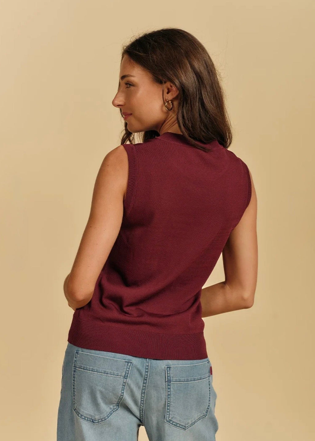 Layla Knit Tank ~ Pinot