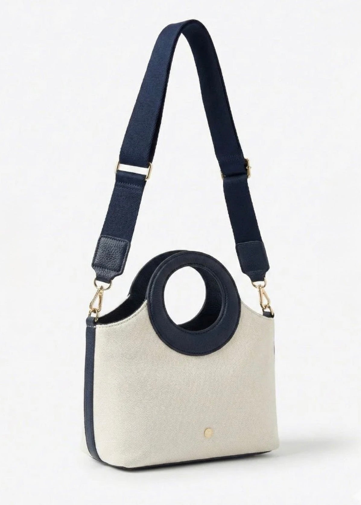 Candice Bag ~ White/Navy