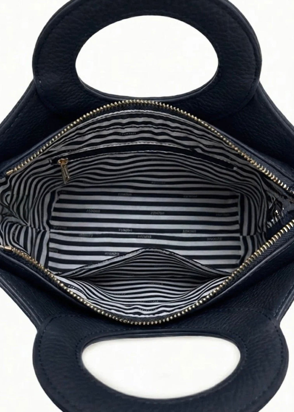 Candice Bag ~ White/Navy