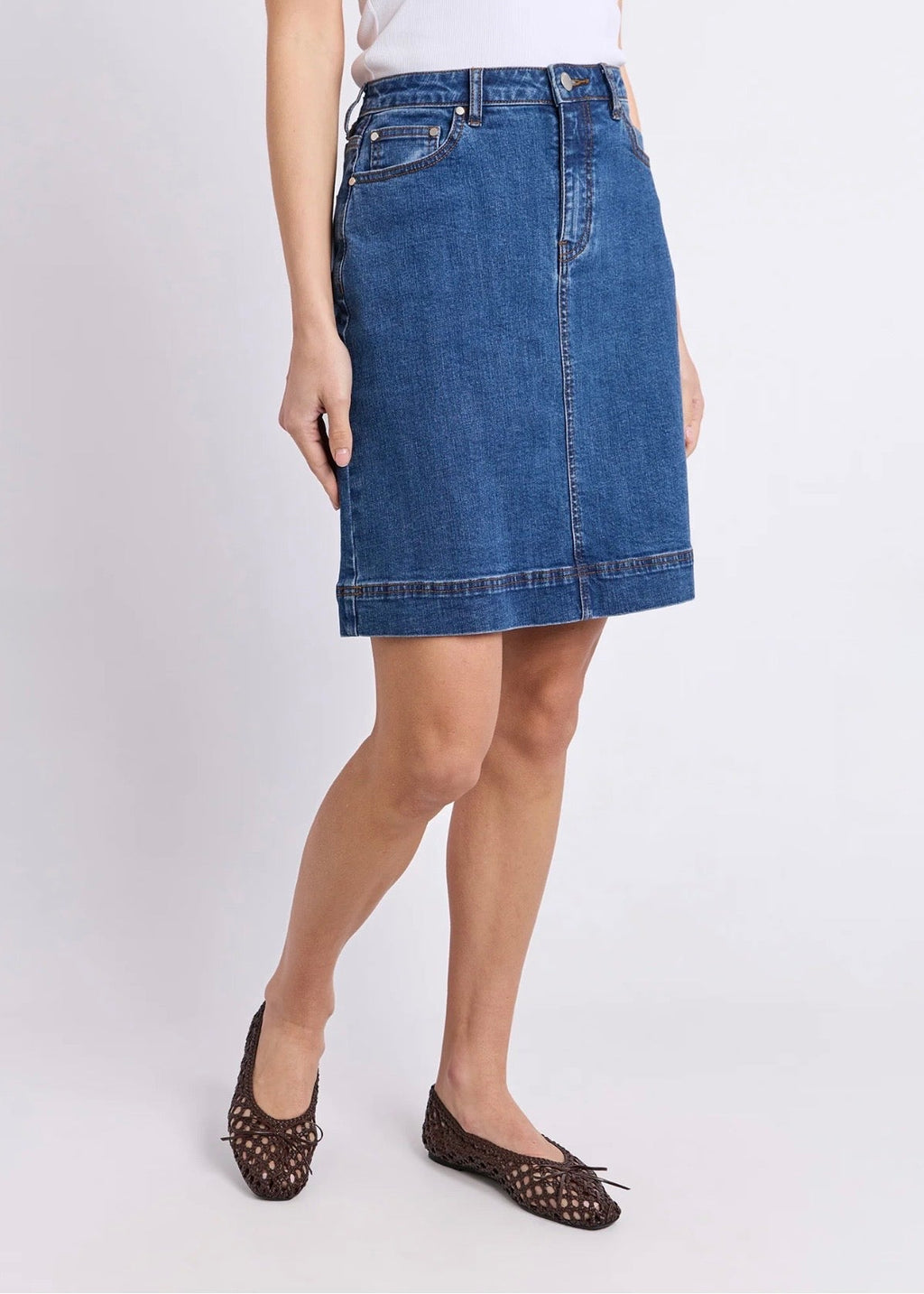 Bower Skirt ~ Denim
