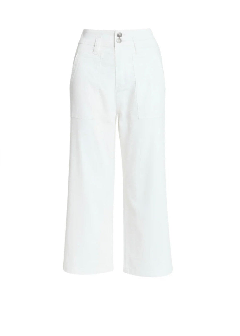 Hudson Wide Leg Crop Jean ~ White