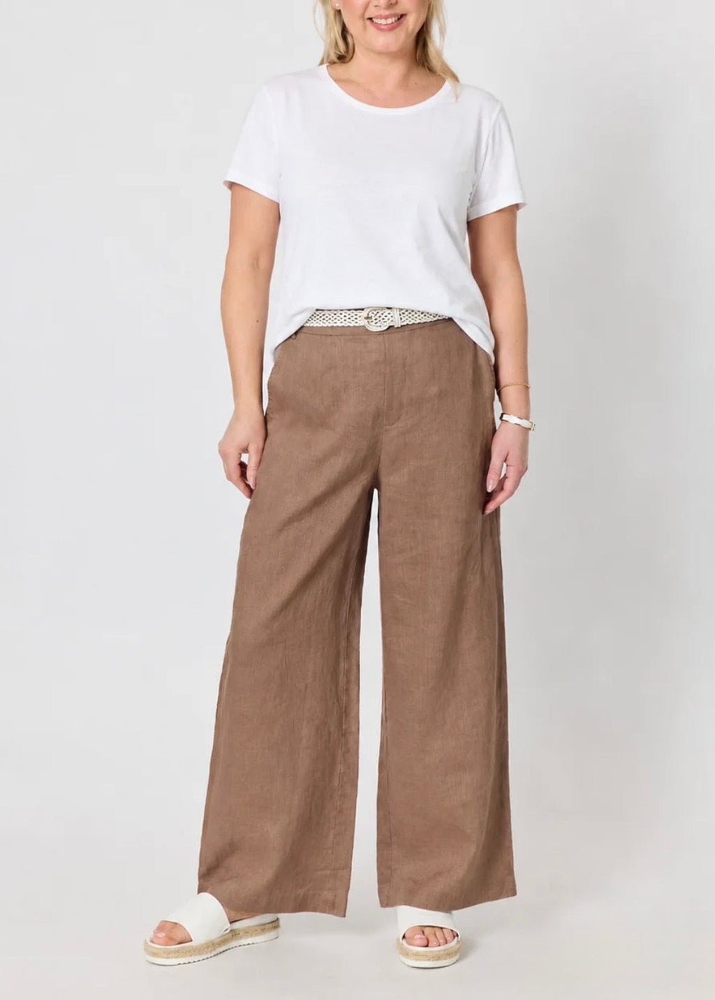 Luella Wide Leg Pant ~ Mocha