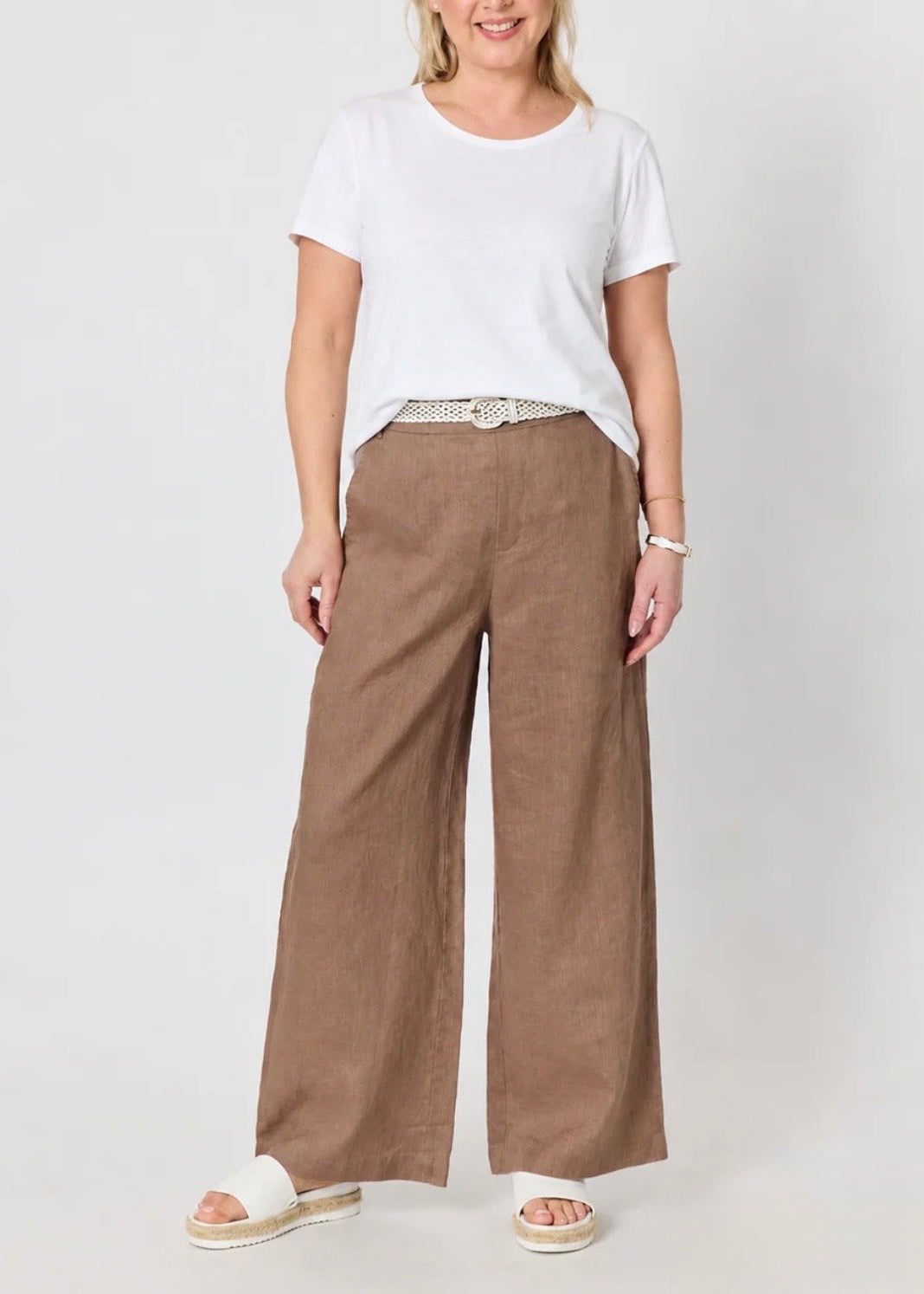 Luella Wide Leg Pant ~ Mocha