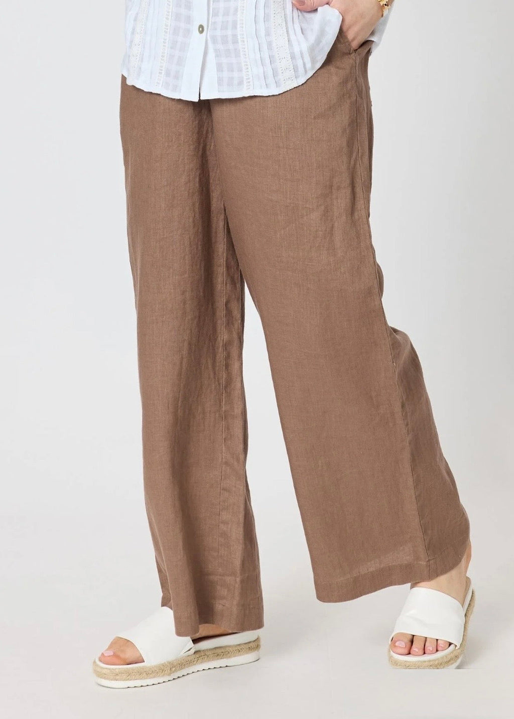 Luella Wide Leg Pant ~ Mocha