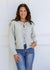 Greta Multi Tie Knit ~ Grey