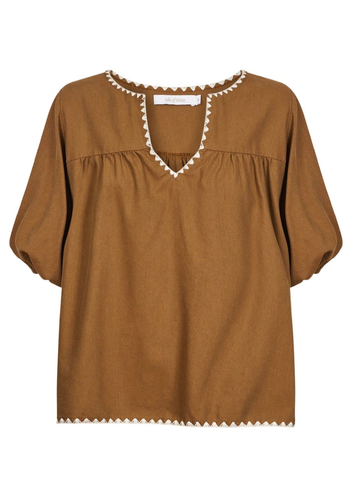 Freya Top ~ Toffee