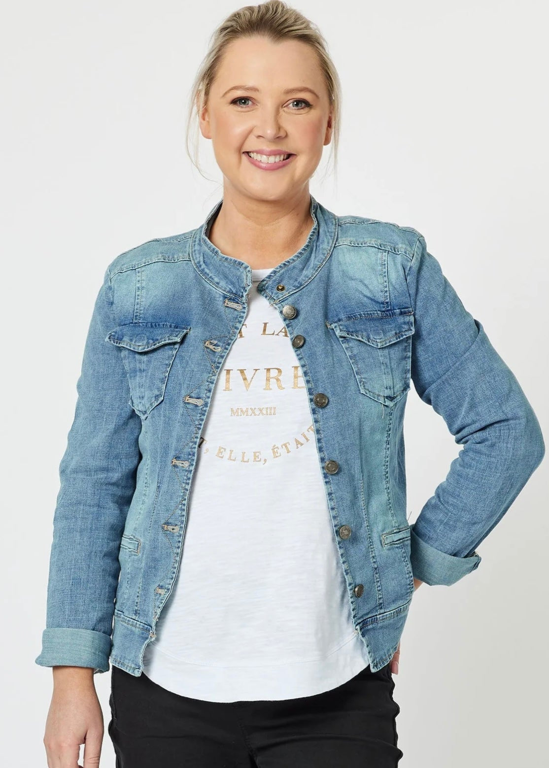 Maggie Denim Jacket ~ Denim