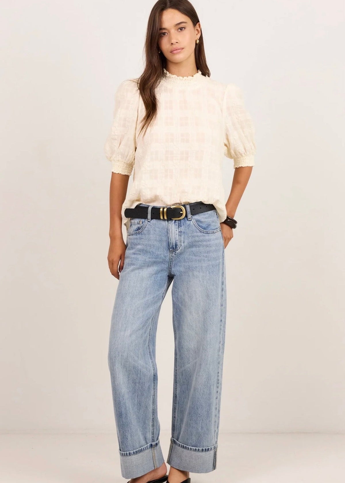 Affirming Top ~ Ivory Self Check