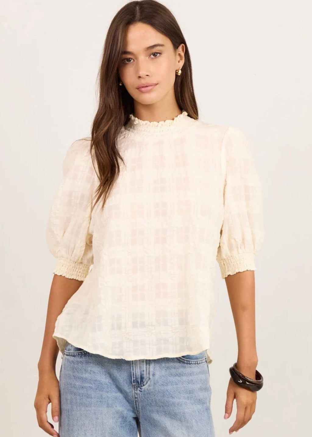 Affirming Top ~ Ivory Self Check