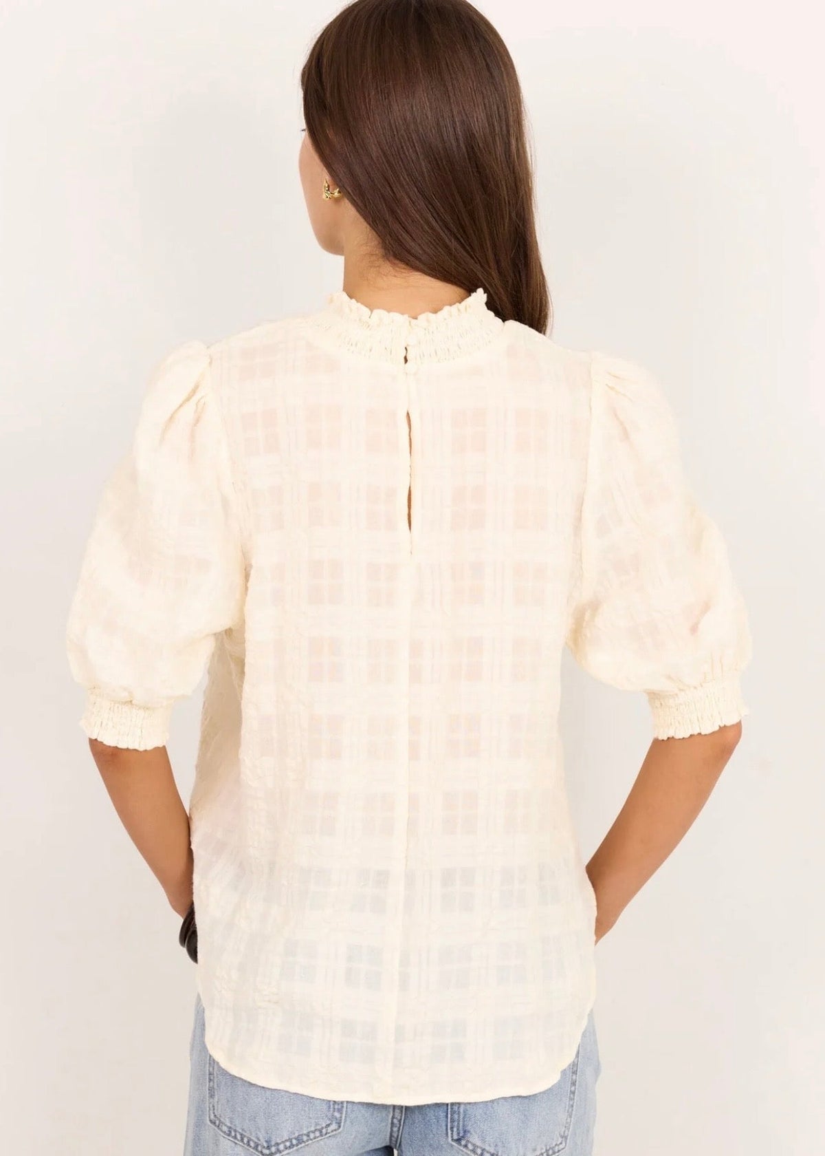 Affirming Top ~ Ivory Self Check