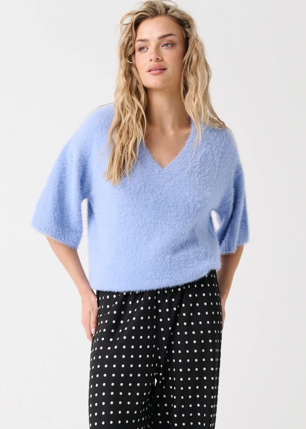 Mia Knit ~ Cornflower