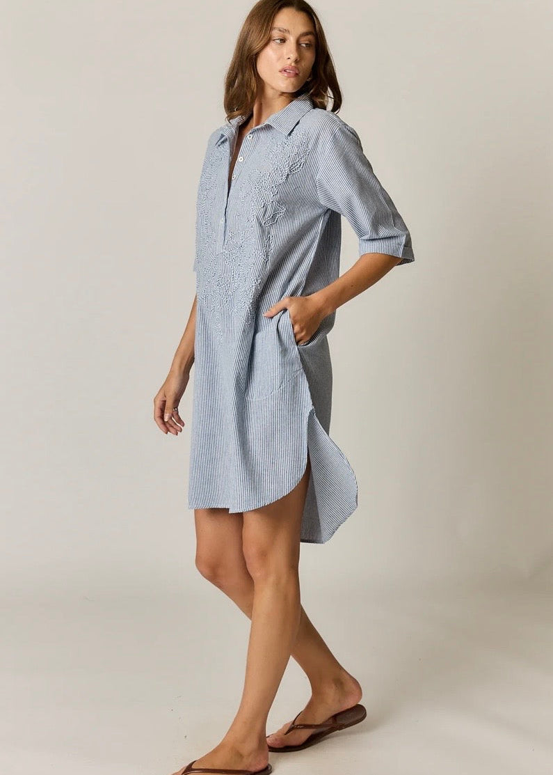 Cornelli Dress ~ Blue