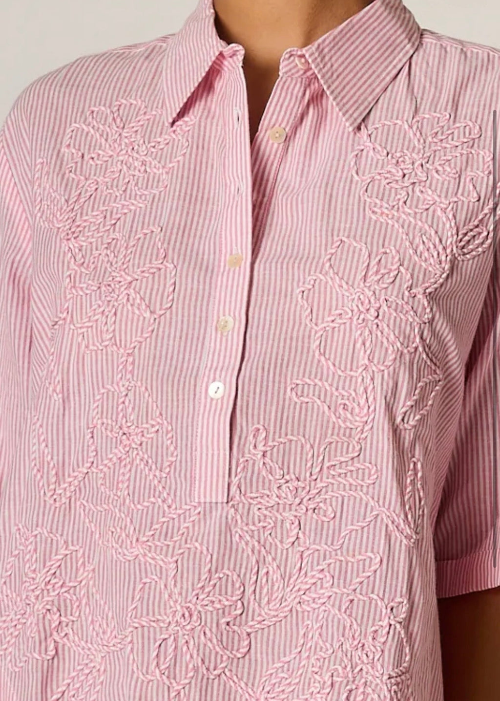 Cornelli Dress ~ Pink