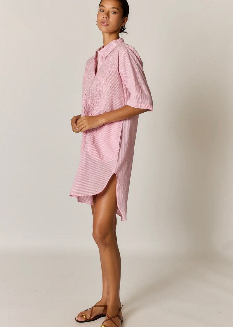 Cornelli Dress ~ Pink