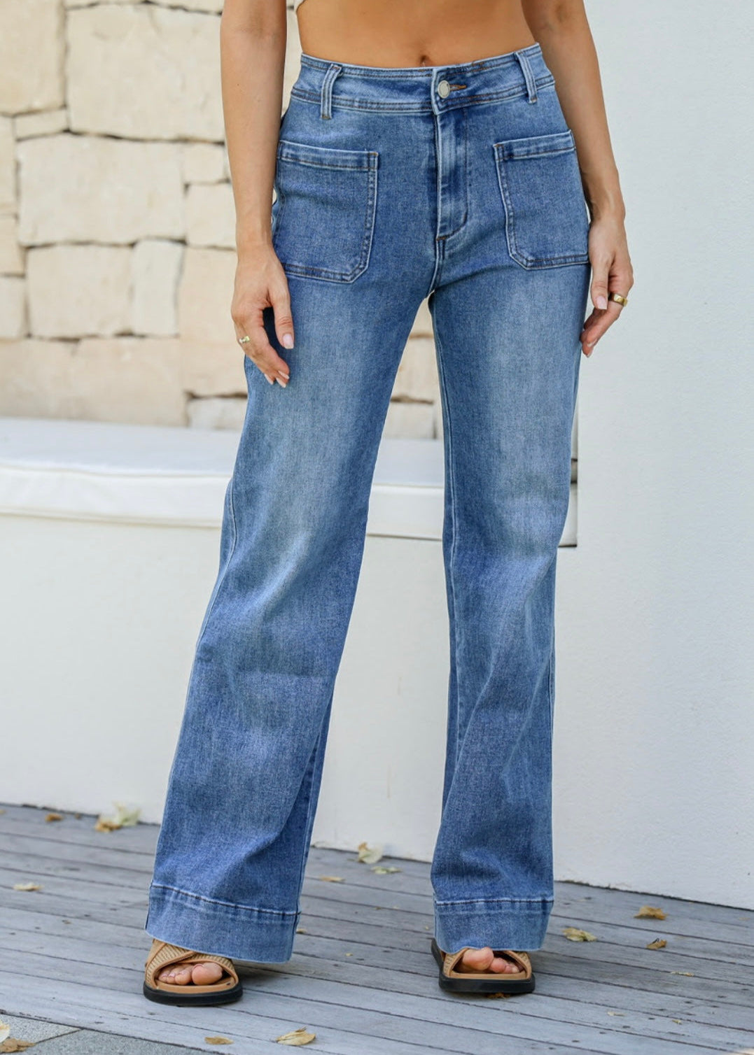 Nora Wide Leg Jeans ~ Denim