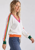 Striped Colour Knit ~ Cream
