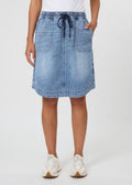 Vista Skirt ~ Mid Blue