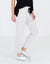 Ariel Raw Edge Hem Jogger ~ Angora