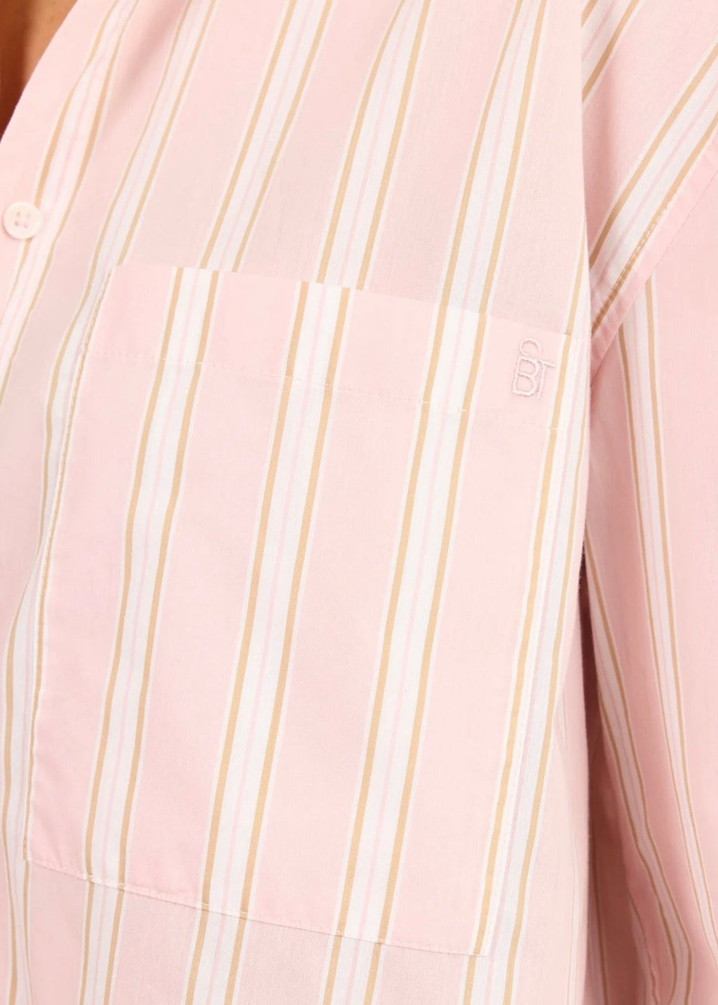 You Got This ~ Pink Beige Stripe