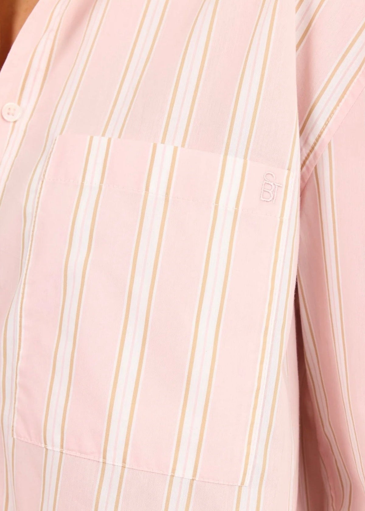 You Got This ~ Pink Beige Stripe