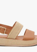 Vaiga Wedge ~ Tan/Natural