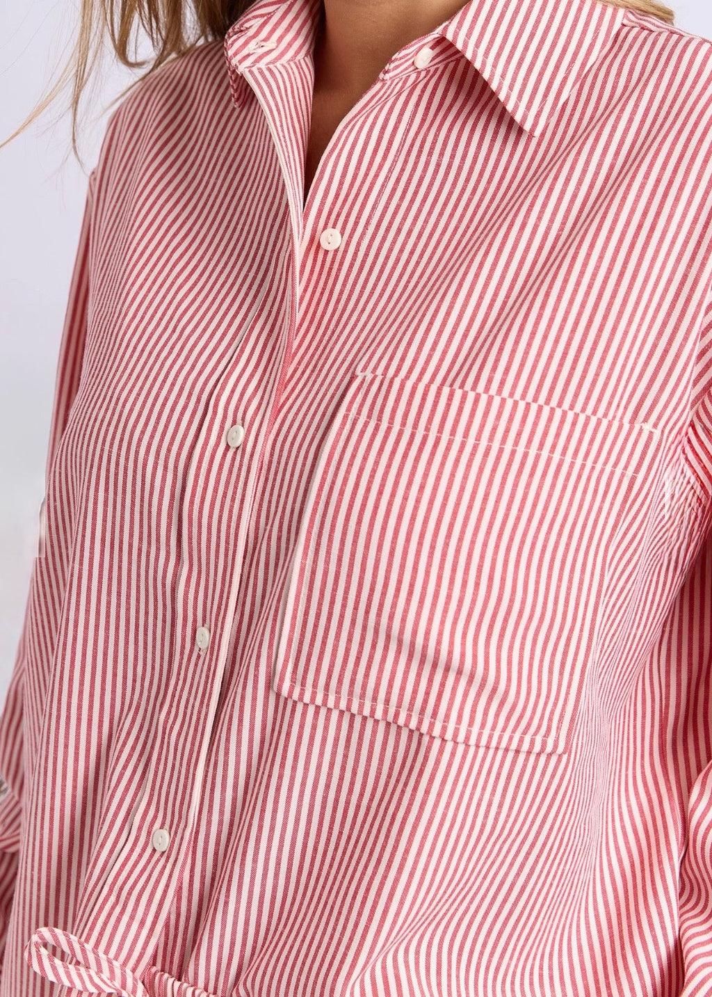 Echo Shirt ~ Red/White Stripe