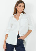 Signature Oxford Oversized Shirt ~ White