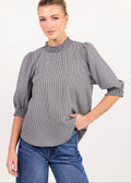 Influential High Neck Top ~ Gingham