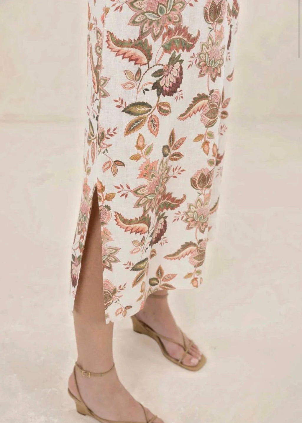 Bohemian Strappy Dress ~ Rose
