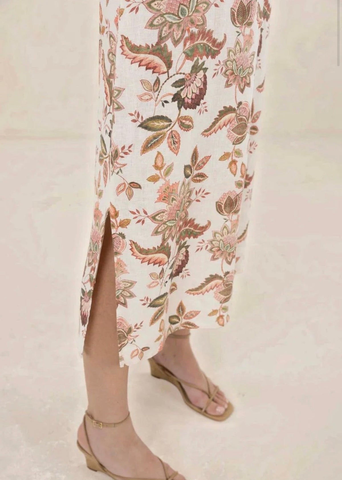 Bohemian Strappy Dress ~ Rose