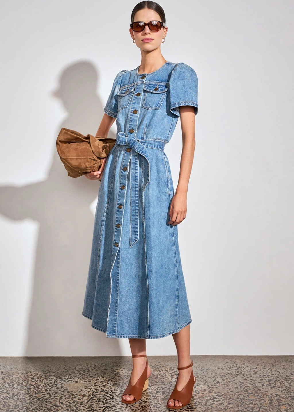 Allude Dress ~ Mid Denim
