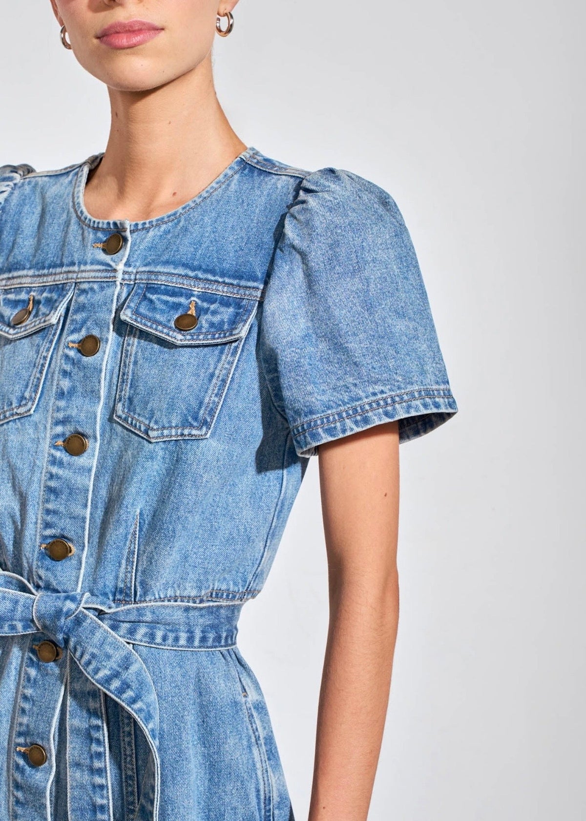 Allude Dress ~ Mid Denim