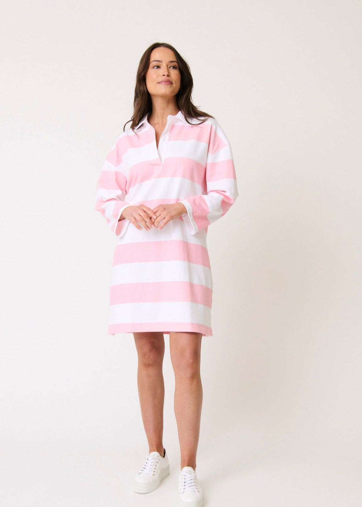 Lily Rugby Dress ~ Sweet Pea