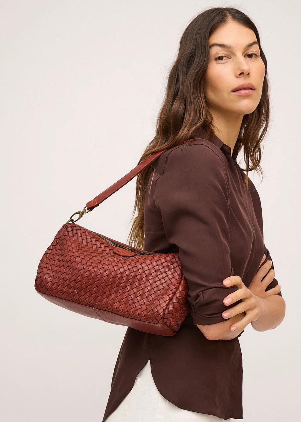 Basque Midi Bag ~ Amber