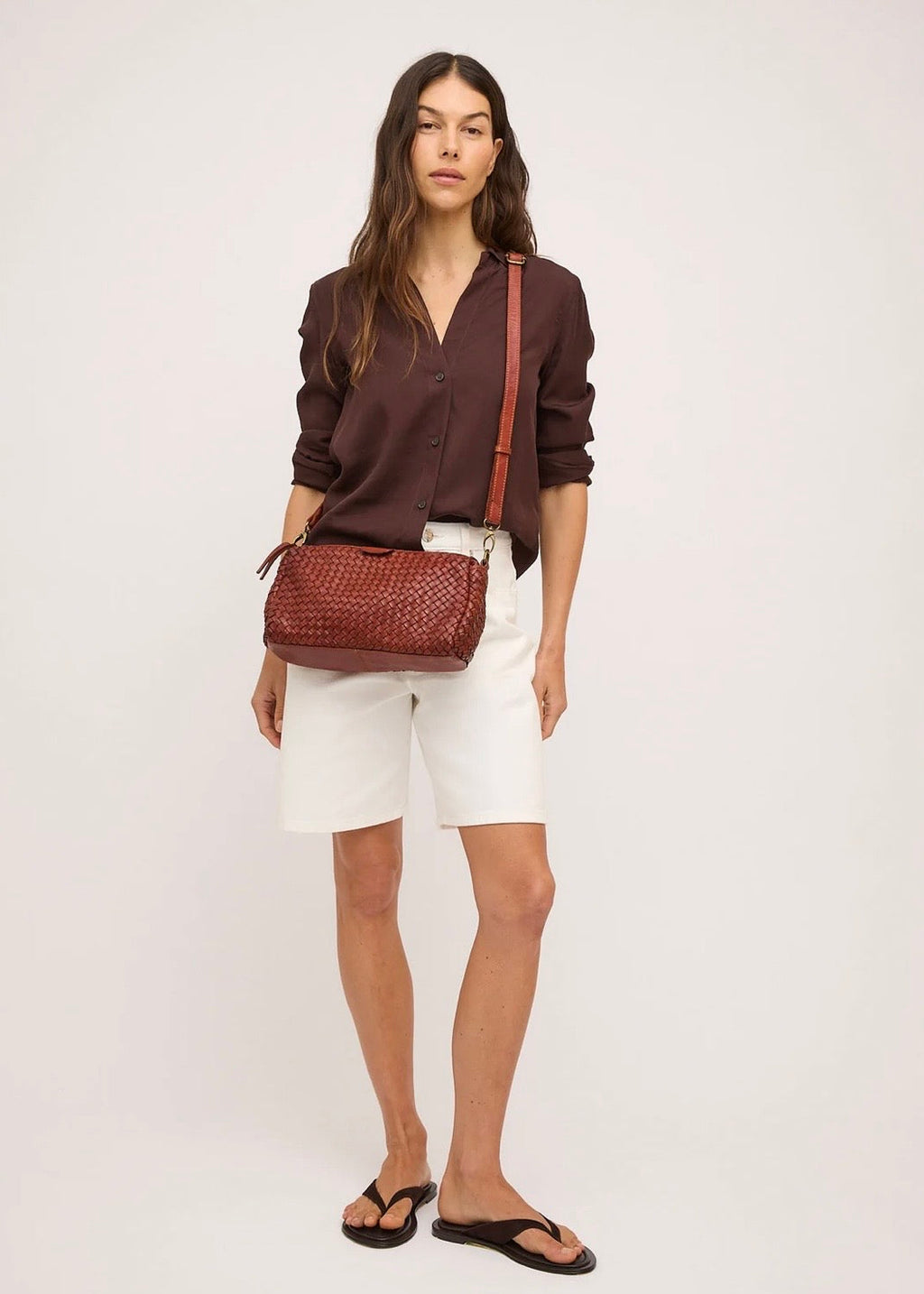 Basque Midi Bag ~ Amber