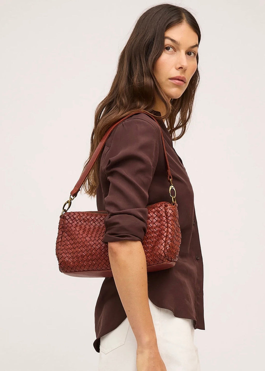 Basque Midi Bag ~ Amber