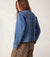 Collarless Denim Jacket ~ Fresh Indigo