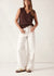V Neck Knit Vest ~ Winter choc