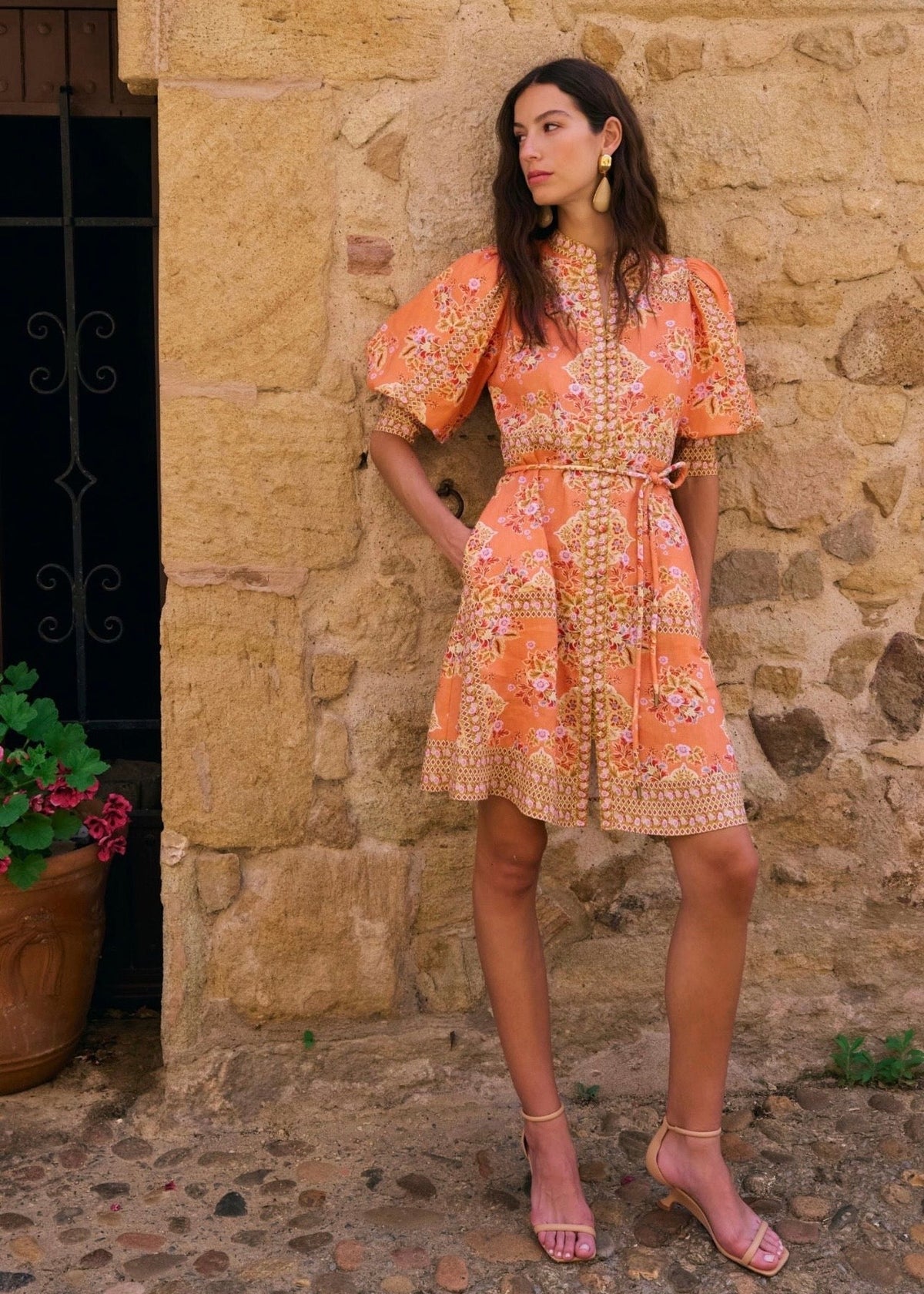 Scenic Dress ~ Marigold Glow