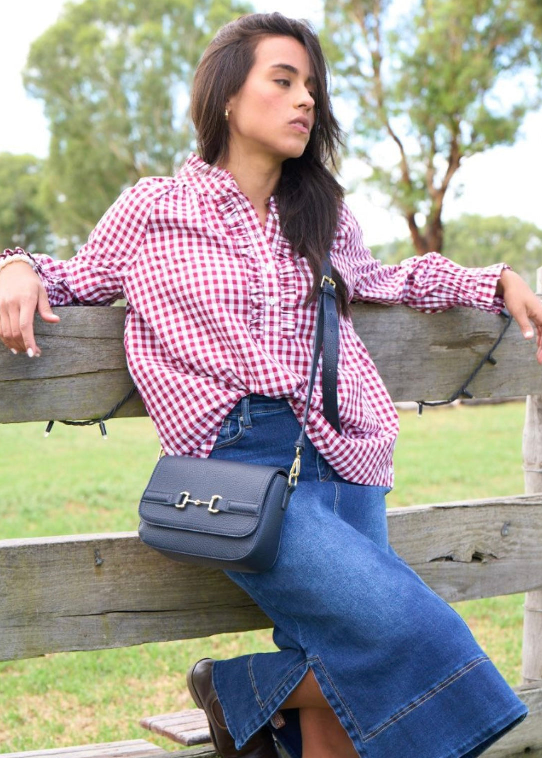 Hartford Pop Over Shirt ~ Red
