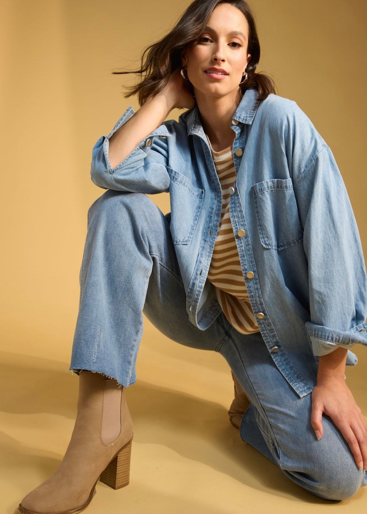 Austin Denim Shirt ~ Denim