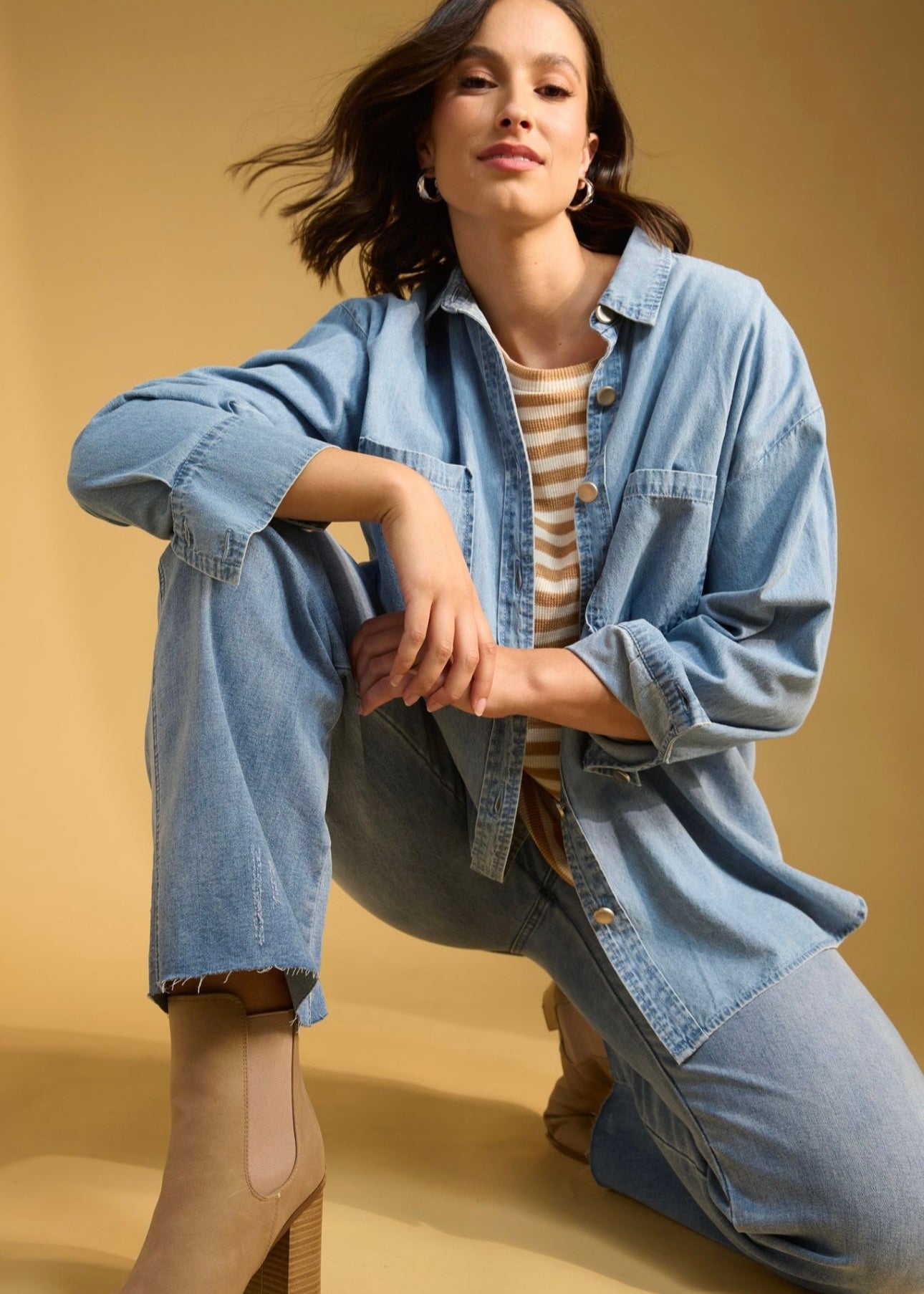 Austin Denim Shirt ~ Denim