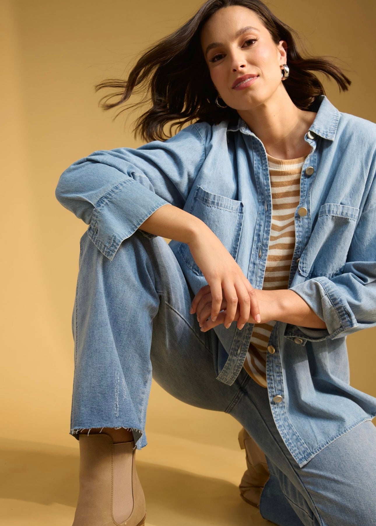 Austin Denim Shirt ~ Denim