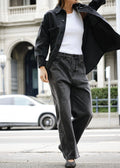 Darted Barrel Jean ~ Faded Black