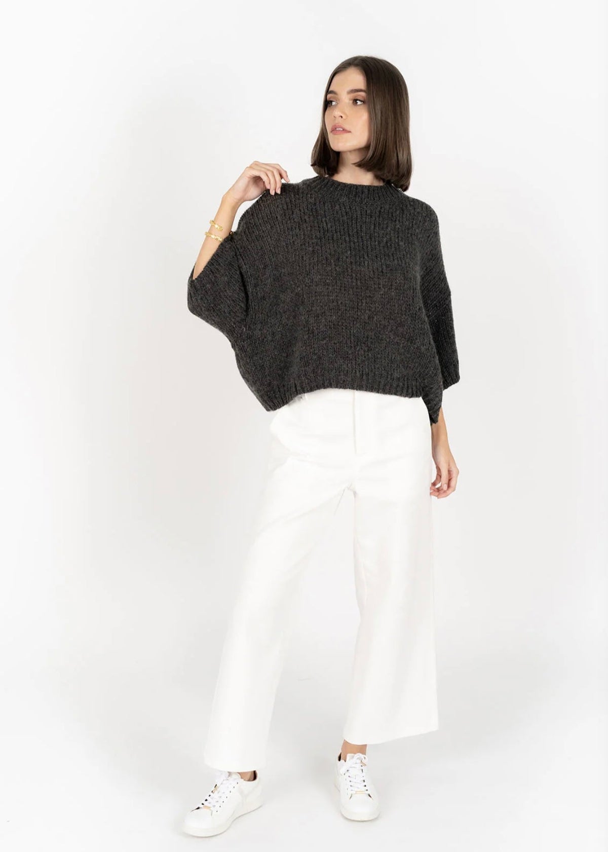 Alora Top ~ Charcoal