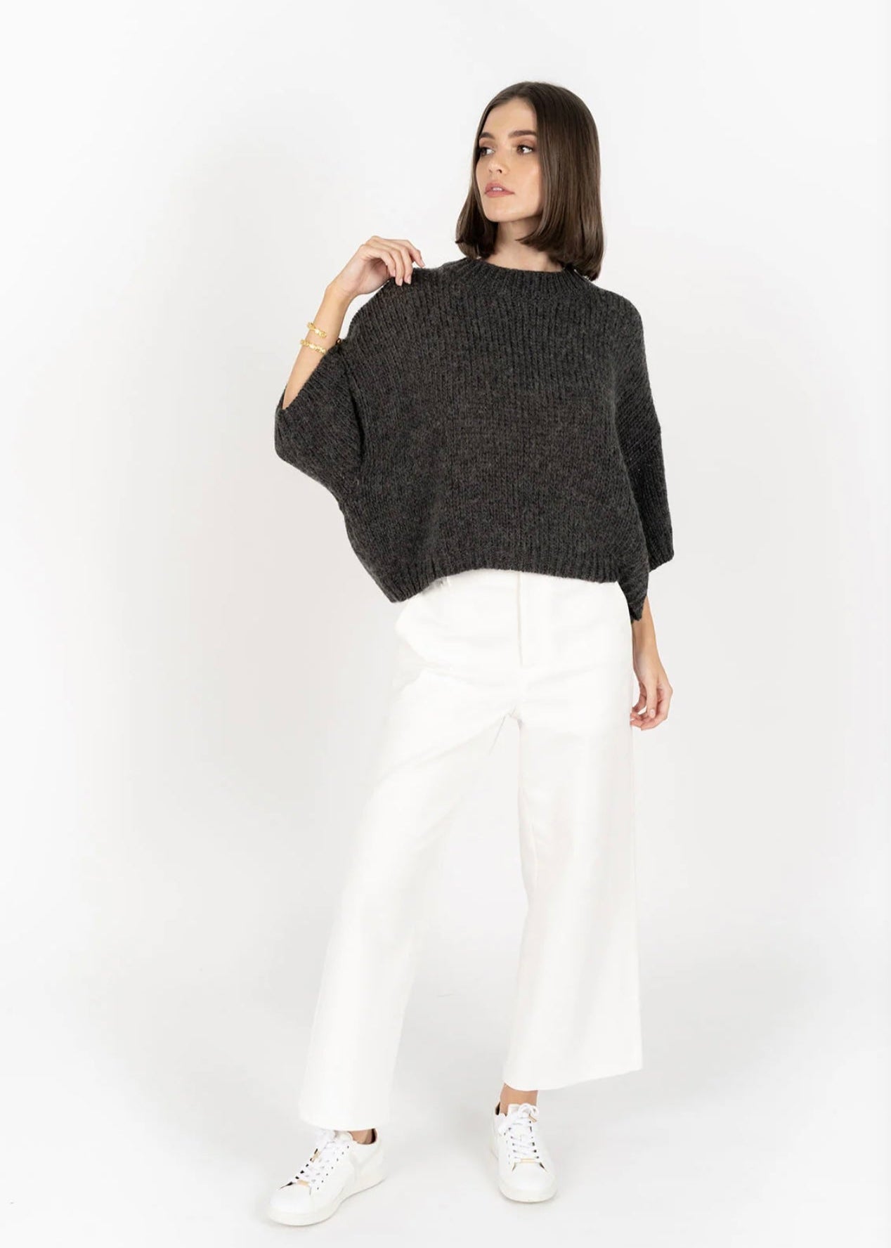 Alora Top ~ Charcoal